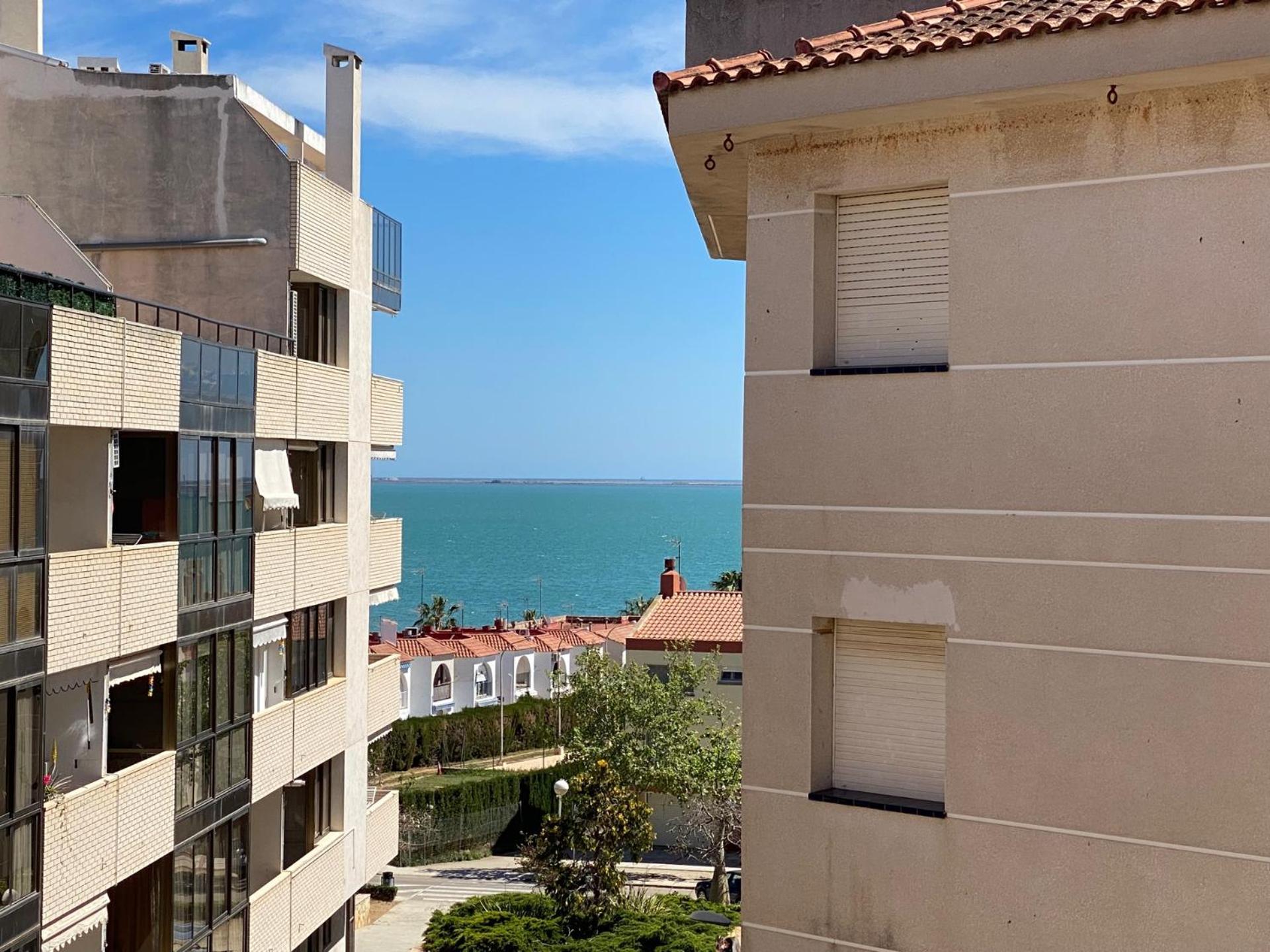 Apartamento Vistas Al Mar, Segunda Linea 3 Habitaciones Sant Carlos de la Ràpita Exteriör bild